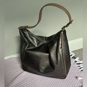 1Atelier small hobo in Anthracite Nappa